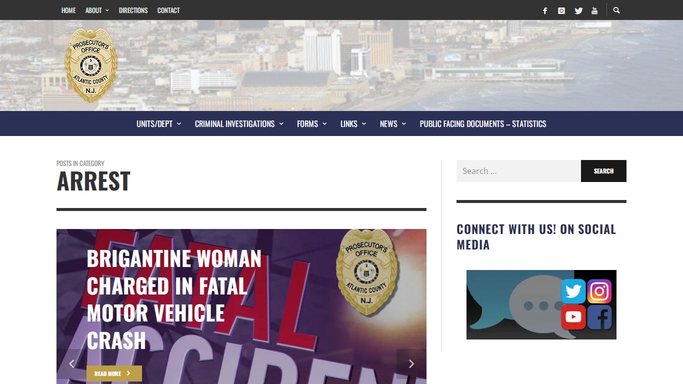 Arrest – Office of the Atlantic County Prosecutor